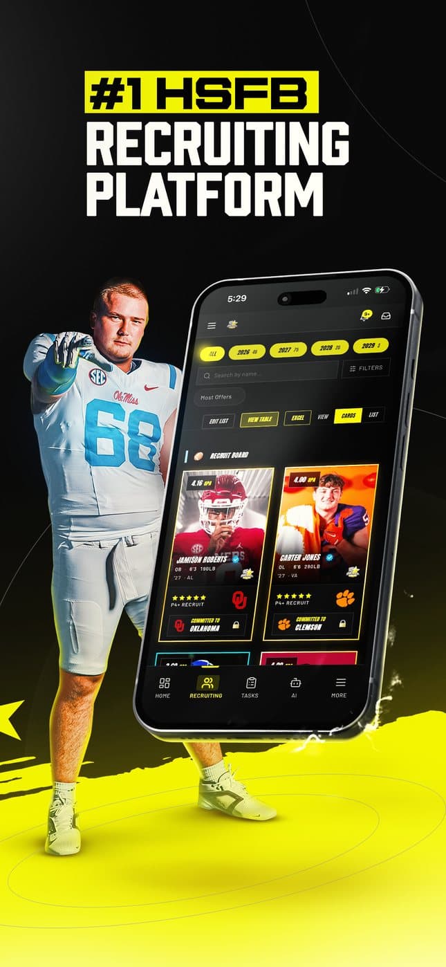 The recruiting board — filter by class, position and offers