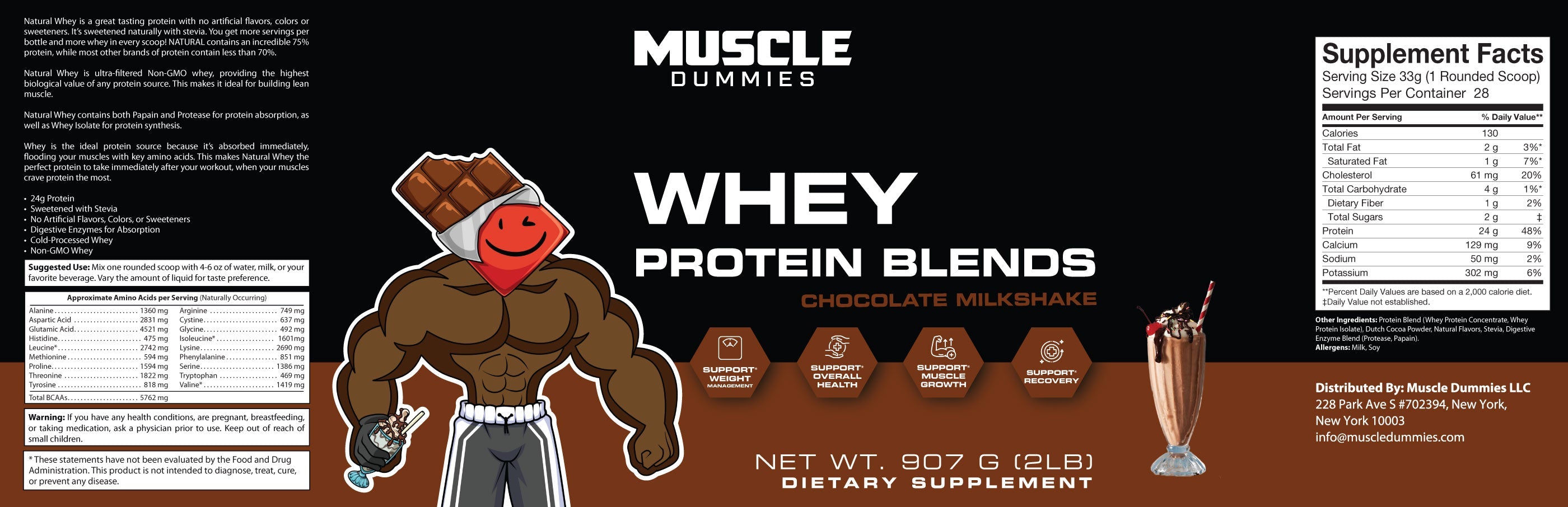 Chocolate Milkshake Whey Protein