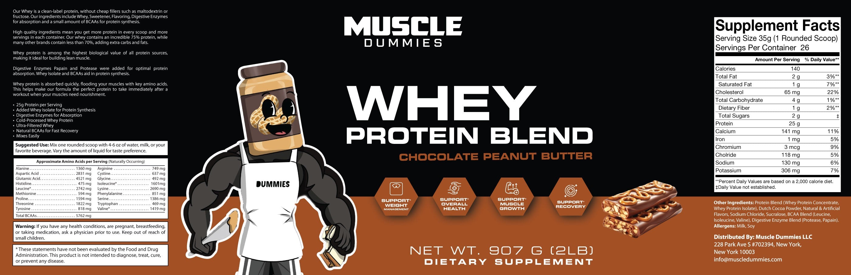 Chocolate Peanut Butter Whey Protein
