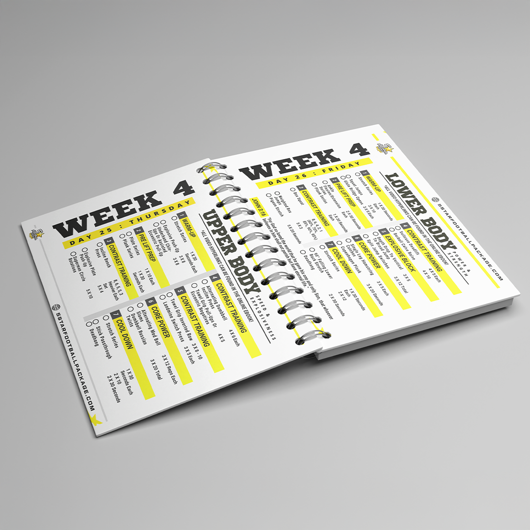 5 Star Football Package Training Book
